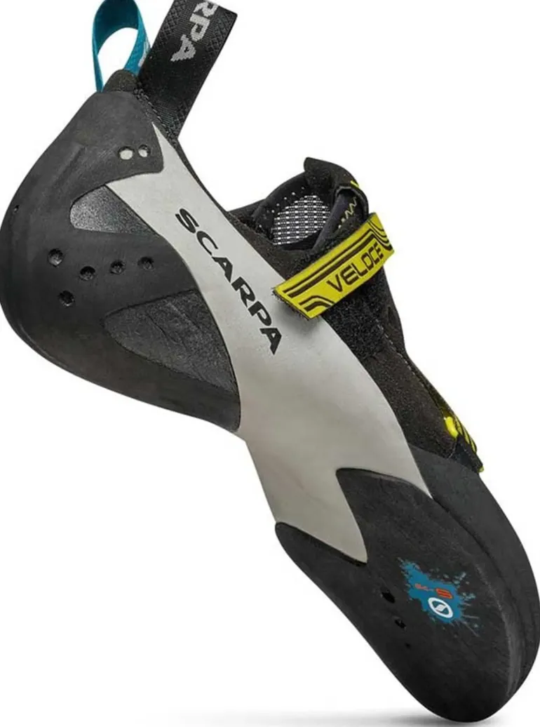 Scarpa Veloce Climbing Shoes - Black-Yellow