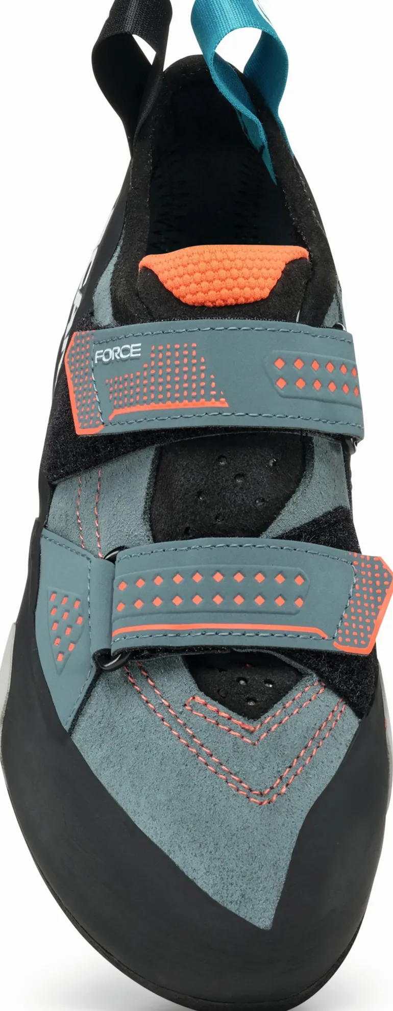 Scarpa Womens Force Climbing Shoe - Conifer-Coral