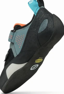 Scarpa Womens Force Climbing Shoe - Conifer-Coral