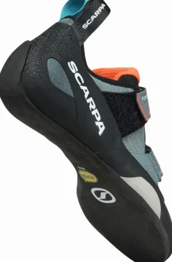 Scarpa Womens Force Climbing Shoe - Conifer-Coral