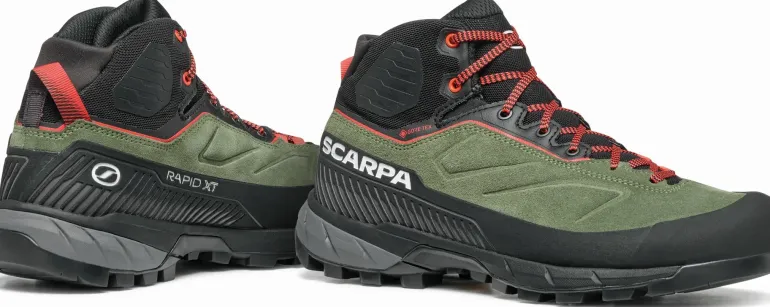 Scarpa Womens Rapid XT Mid GTX Boots - Birch-Coral