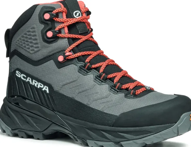 Scarpa Womens Rush TRK LT GTX Boots - Gray-Coral