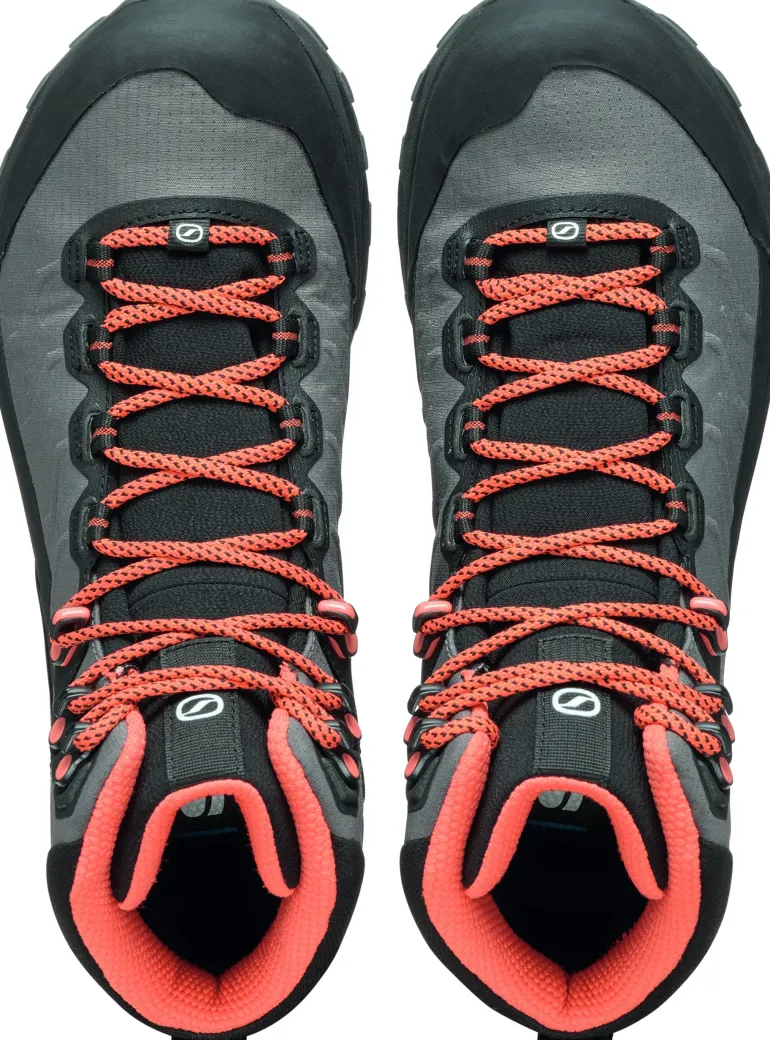Scarpa Womens Rush TRK LT GTX Boots - Gray-Coral