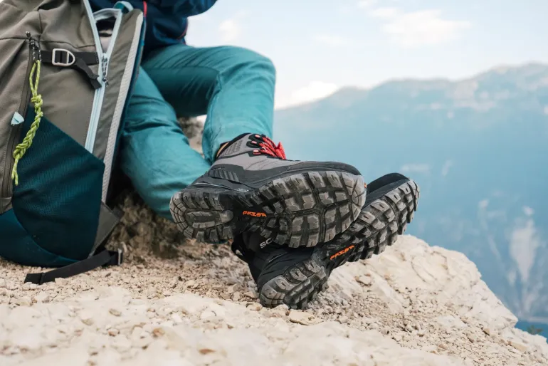 Scarpa Womens Rush TRK LT GTX Boots - Gray-Coral