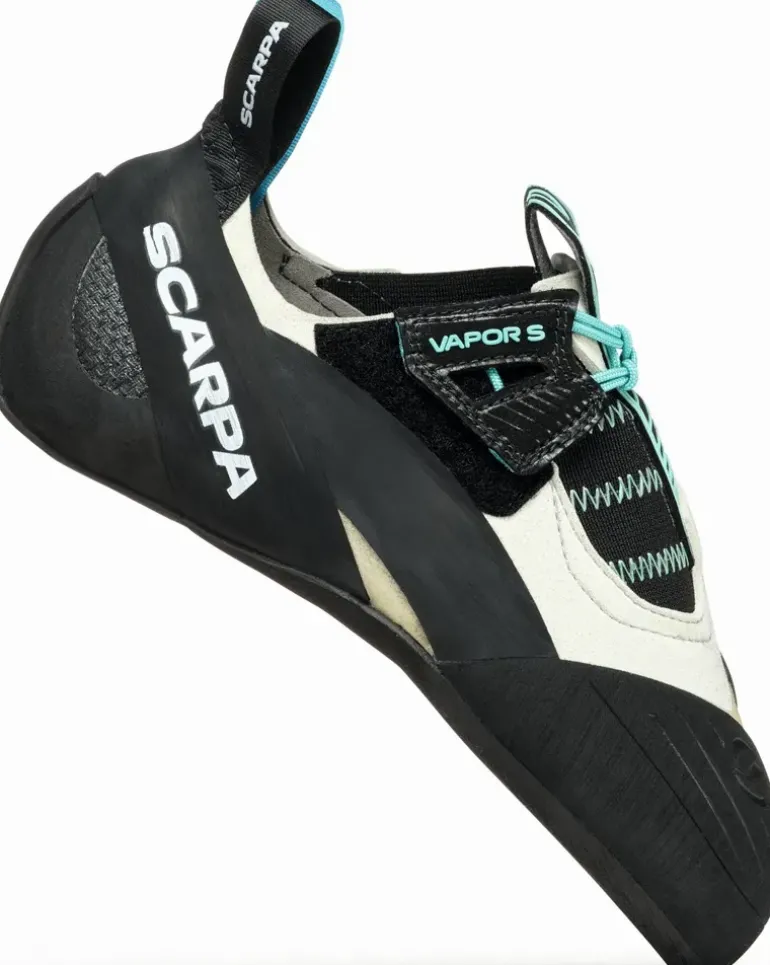 Scarpa Womens Vapour S Climbing Shoes - Dust Grey-Aqua