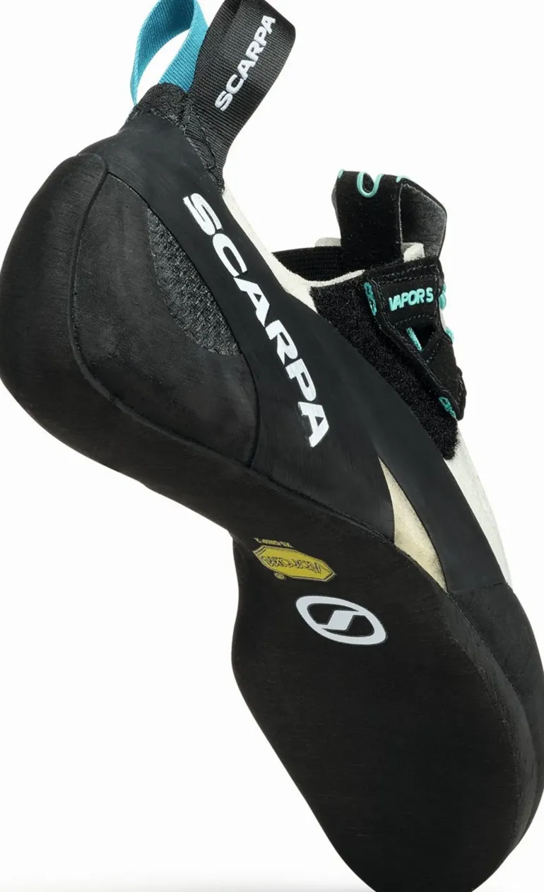 Scarpa Womens Vapour S Climbing Shoes - Dust Grey-Aqua