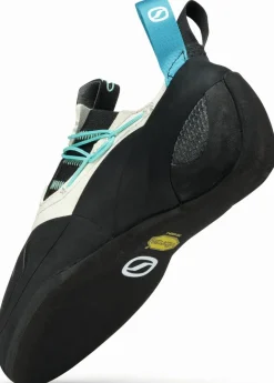 Scarpa Womens Vapour S Climbing Shoes - Dust Grey-Aqua