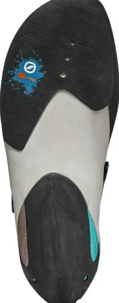 Scarpa Womens Veloce Climbing Shoes - Light Grey-Maldive
