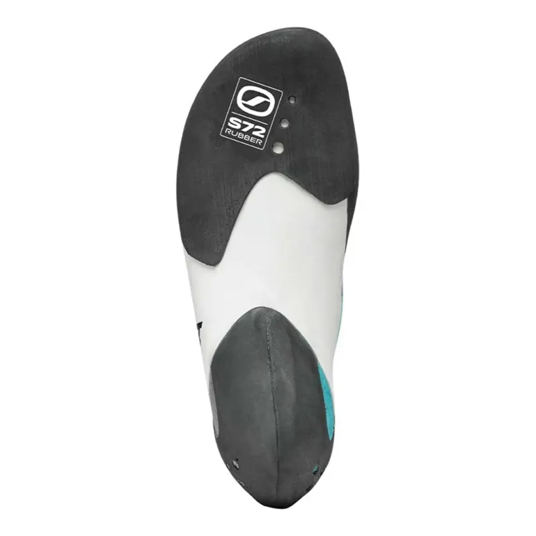 Scarpa Womens Veloce Lace Climbing Shoes - Light Grey-Maldive