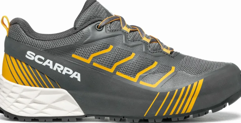 Scarpa Youth RR-Y Shoes - Anthracite-Saffron