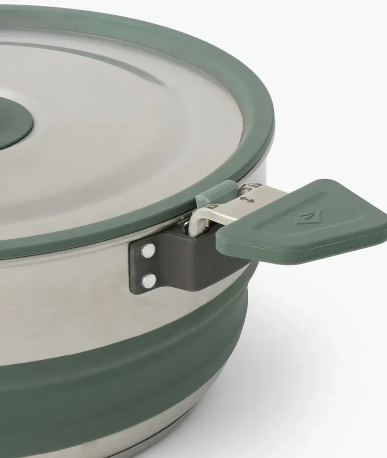 Sea To Summit Detour Stainless Steel Collapsible Pot - 3L