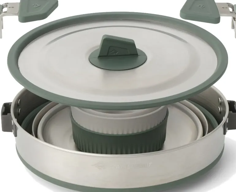 Sea To Summit Detour Stainless Steel One Pot Cook Set - 5 Piece