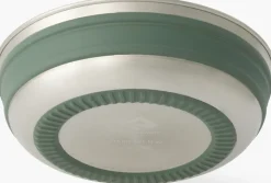 Sea To Summit Detour Stainless Steel Collapsible Bowl - M - Laurel Wreath