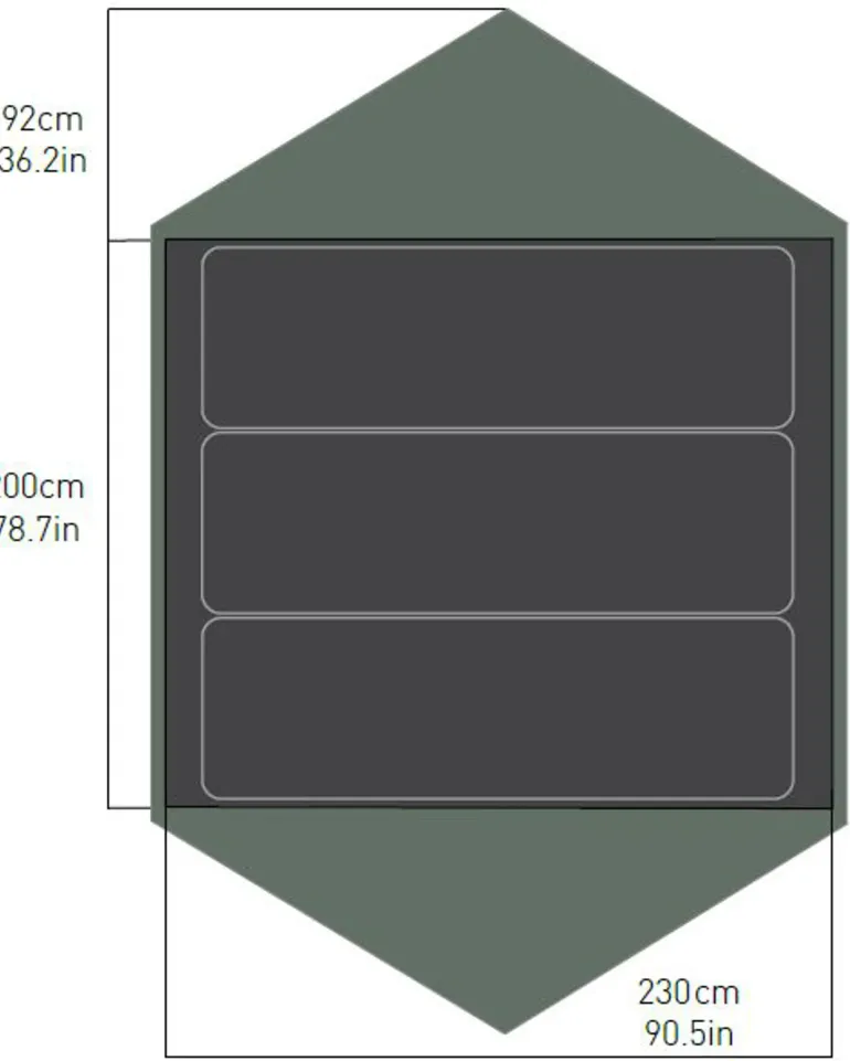 Sea To Summit Ikos TR3 Tent - Laurel Wreath