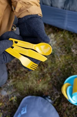Sea To Summit Passage Cutlery Set - 3 Piece - Spicy Orange