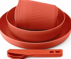 Sea To Summit Passage Dinnerware Set - 1P - 7 Piece - Spicy Orange