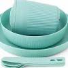 Sea To Summit Passage Dinnerware Set - 1P - 7 Piece - Aqua Sea