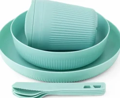 Sea To Summit Passage Dinnerware Set - 1P - 7 Piece - Aqua Sea