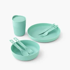 Sea To Summit Passage Dinnerware Set - 1P - 7 Piece - Aqua Sea