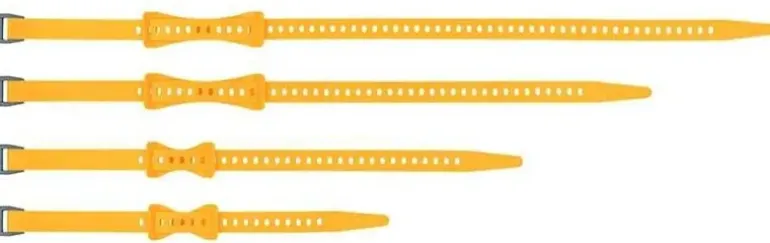 Sea To Summit Stretch-Loc Set - All Sizes x 20mm - 4 Pack - Yellow
