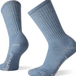 Smartwool Womens Classic Hike Light Cushion Crew Socks - Mist Blue