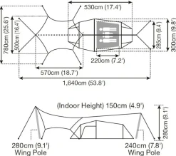 Snow Peak Entry Pack TT Tent and Tarp