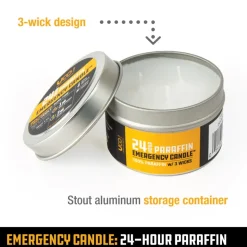UCO Emergency Candle Lantern Paraffin - 24 Hour