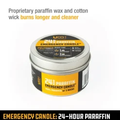 UCO Emergency Candle Lantern Paraffin - 24 Hour
