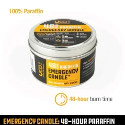 UCO Emergency Candle Lantern Paraffin - 48 Hour
