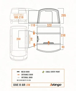 Vango Cove III Air Low DriveAway Awning