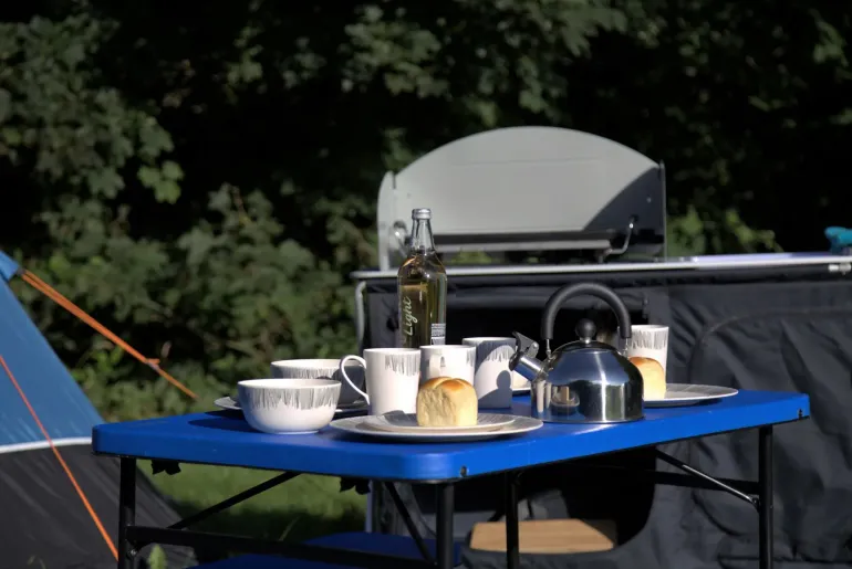 Vango 2L Stainless Steel Kettle with Folding Handle