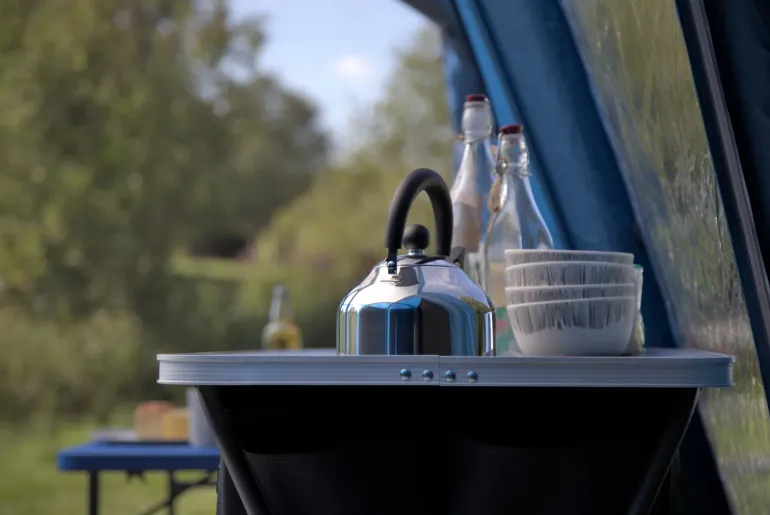 Vango 2L Stainless Steel Kettle with Folding Handle
