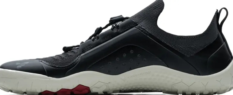 Vivobarefoot Mens Primus Trail Knit FG Shoes - Obsidian-Sandstone