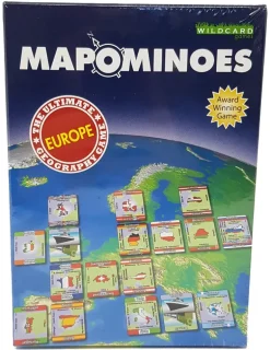 Wildcard Games Mapominoes - The Ultimate Geography Game - Europe