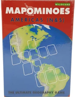 Wildcard Games Mapominoes - The Ultimate Geography Game - Americas