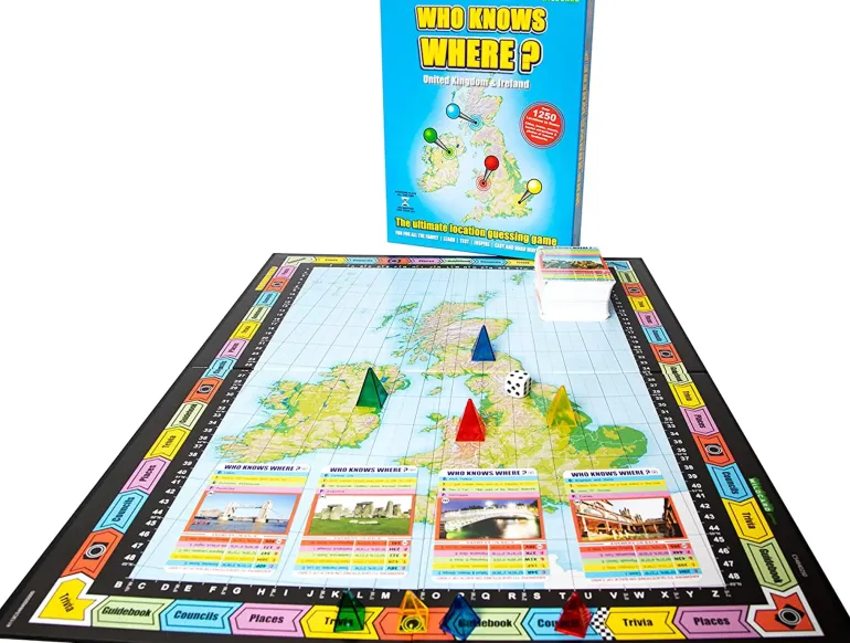 Wildcard Games Who Knows Where - UK and Ireland Game