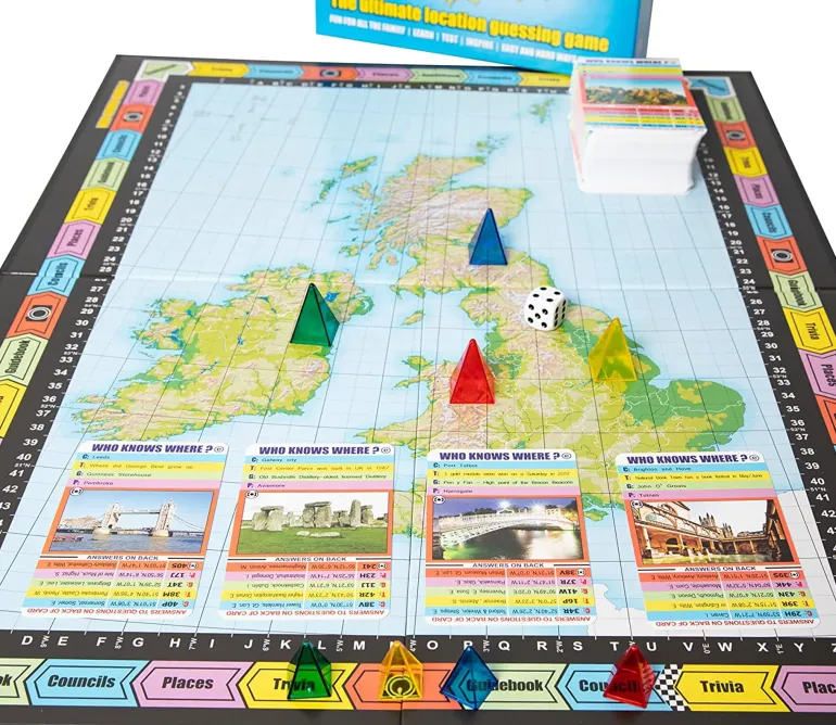 Wildcard Games Who Knows Where - UK and Ireland Game