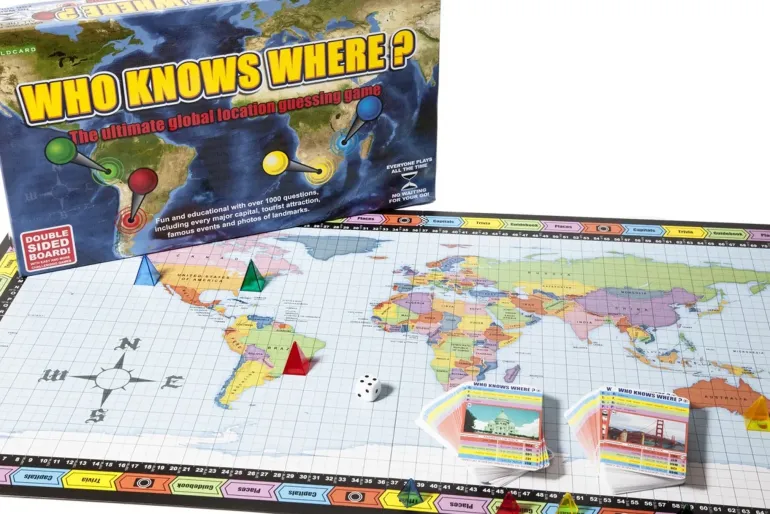 Wildcard Games Who Knows Where Board Game