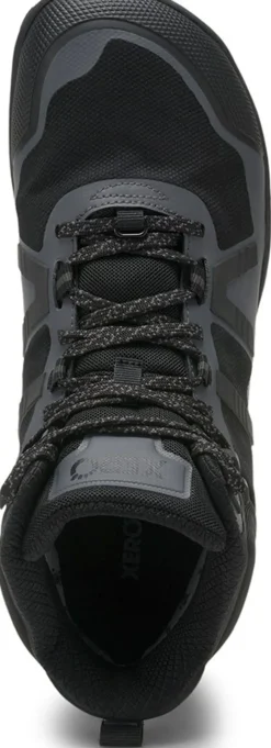 Xero Shoes Mens Scrambler Mid II WP Boot - Black-Asphalt