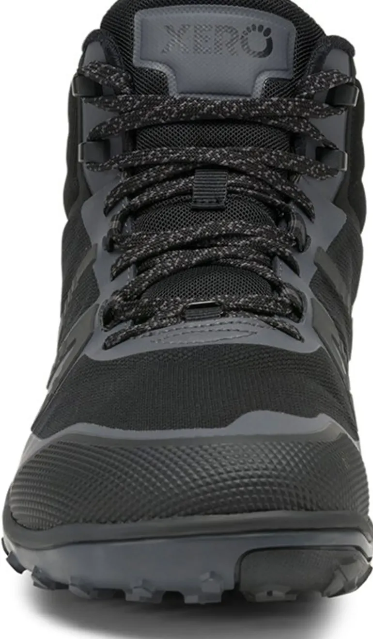 Xero Shoes Mens Scrambler Mid II WP Boot - Black-Asphalt