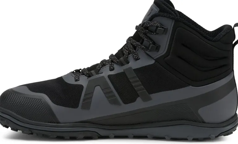 Xero Shoes Mens Scrambler Mid II WP Boot - Black-Asphalt