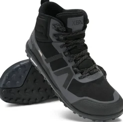 Xero Shoes Mens Scrambler Mid II WP Boot - Black-Asphalt