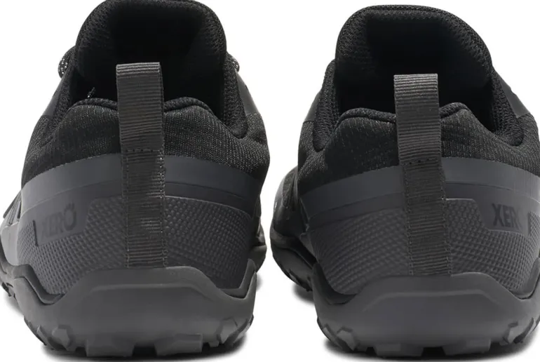 Xero Shoes Mens Scrambler Trail Low WP Shoe - Black-Asphalt