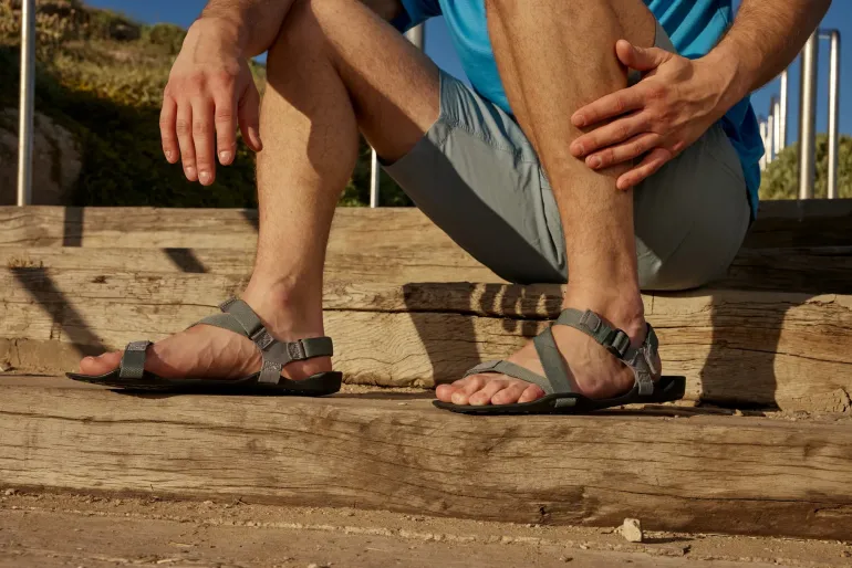 Xero Shoes Mens Z-Trek Sandals - Black
