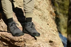 Xero Shoes Womens Scrambler Mid II WP Boot - Asphalt-Sea Moss
