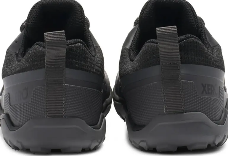Xero Shoes Womens Scrambler Trail Low WP Shoe - Black-Asphalt