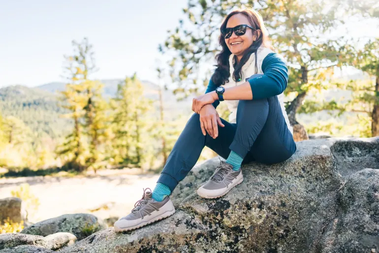 Xero Shoes Womens Scrambler Trail Low WP Shoe - Black-Asphalt