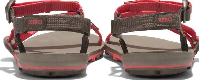 Xero Shoes Womens Z-Trail EV Sandals - Sunset Coral-Morel