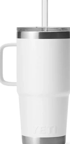 YETI Rambler 25oz Straw Mug - White