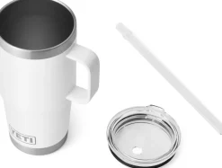 YETI Rambler 25oz Straw Mug - White